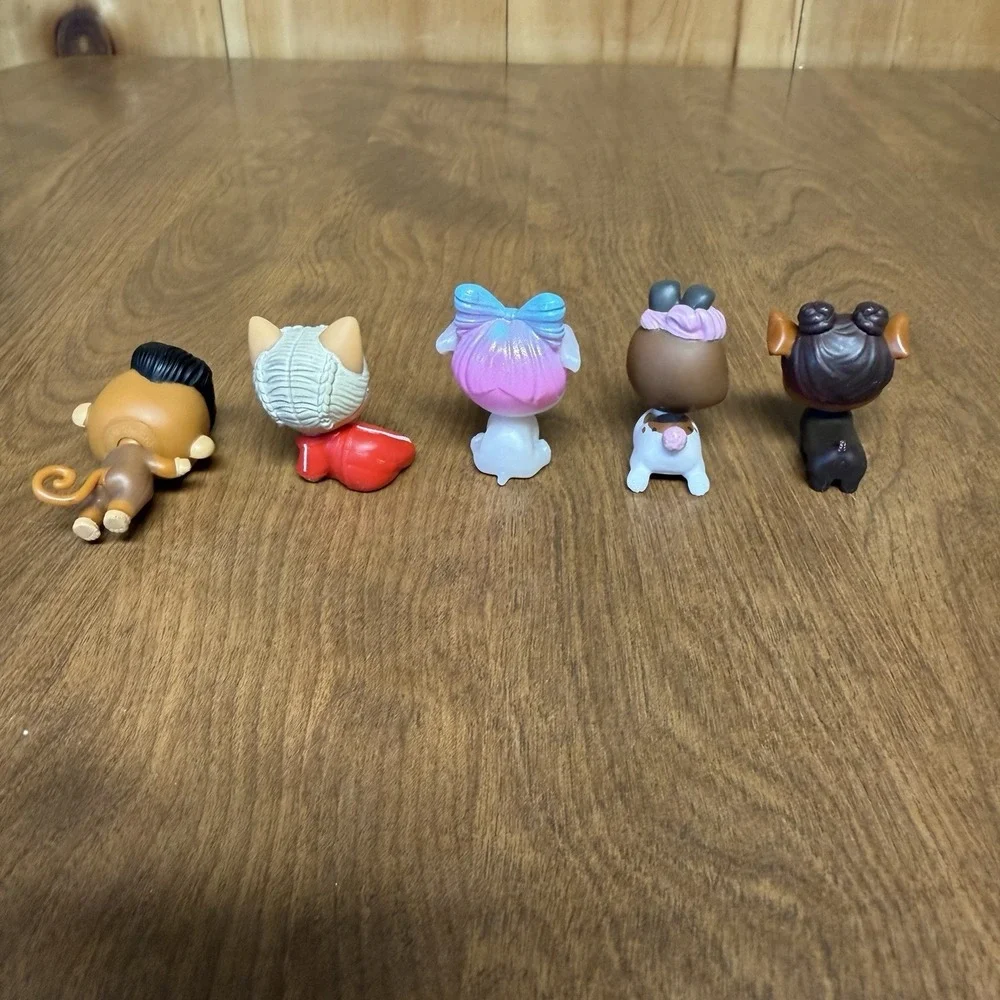 LOL Surprise Pets Lot‎ Of 9 Mixed Dogs Cats Bunny Monkey Figurines MGA Toys